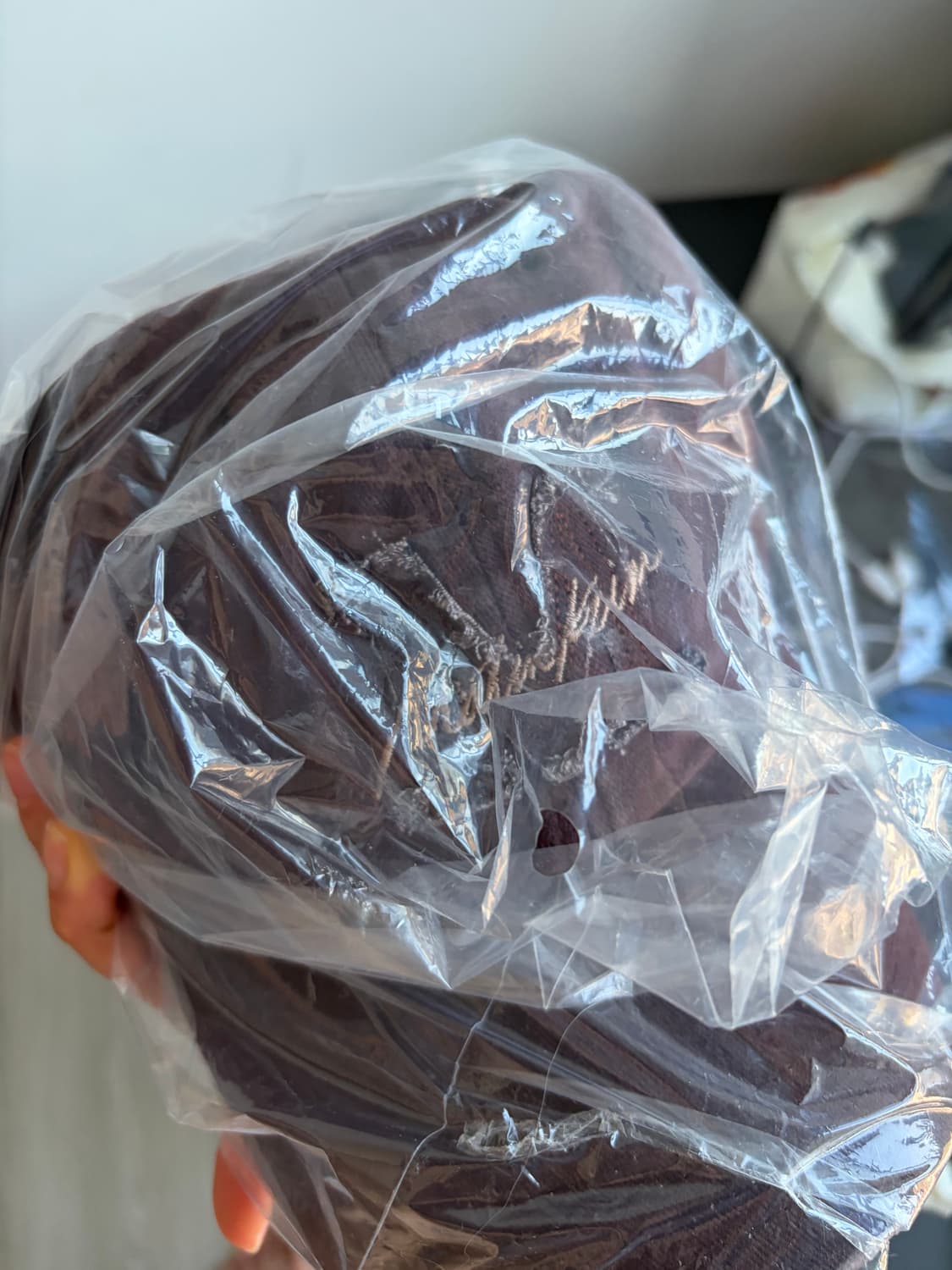 마뗑킴 커브 볼캡 브라운 상품이미지2