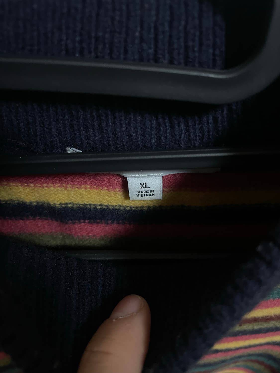 유니클로jw앤더슨 무지개떡니트(xl) 상품이미지3