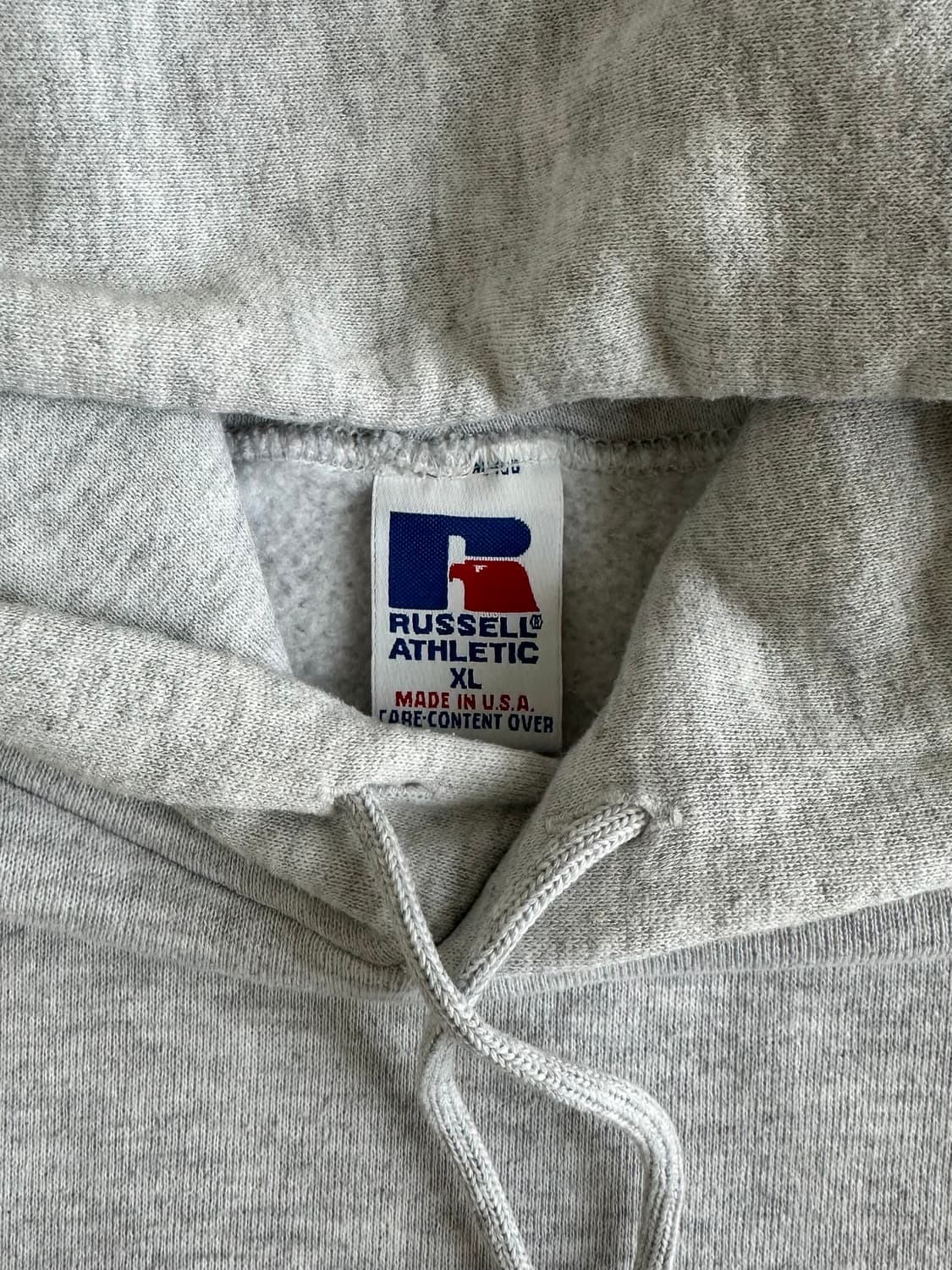 90s 빈티지 러셀 후드 그레이 XL USA 상품이미지5