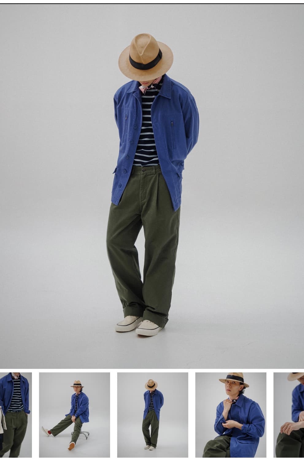 처칠롬퍼 FRANCE F-1 JACKET VINTAGE BLUE 상품이미지2