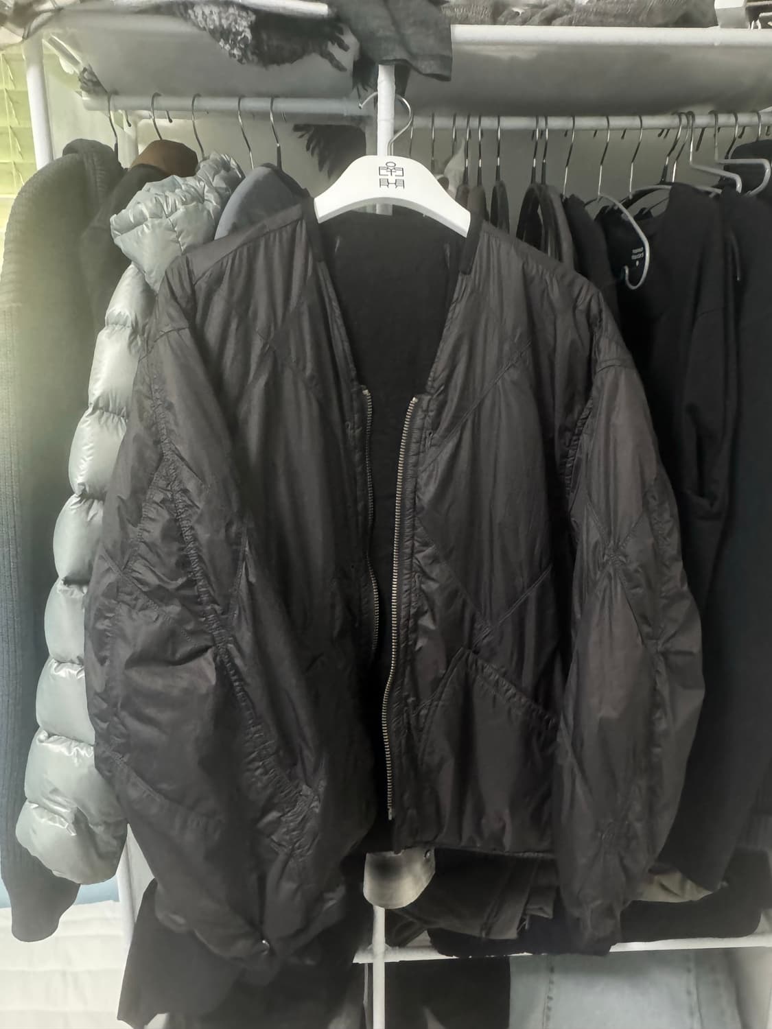 폴리테루 린넨 라이너 롬버스 차콜 2사이즈 상품이미지1