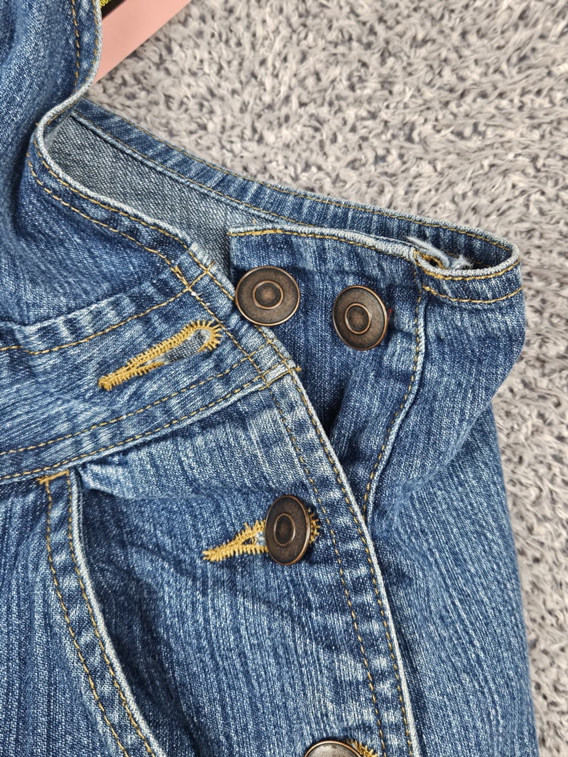 IN DUE TIME 데님 패치드 워크 오버롤 ( S ) / 10311 상품이미지8