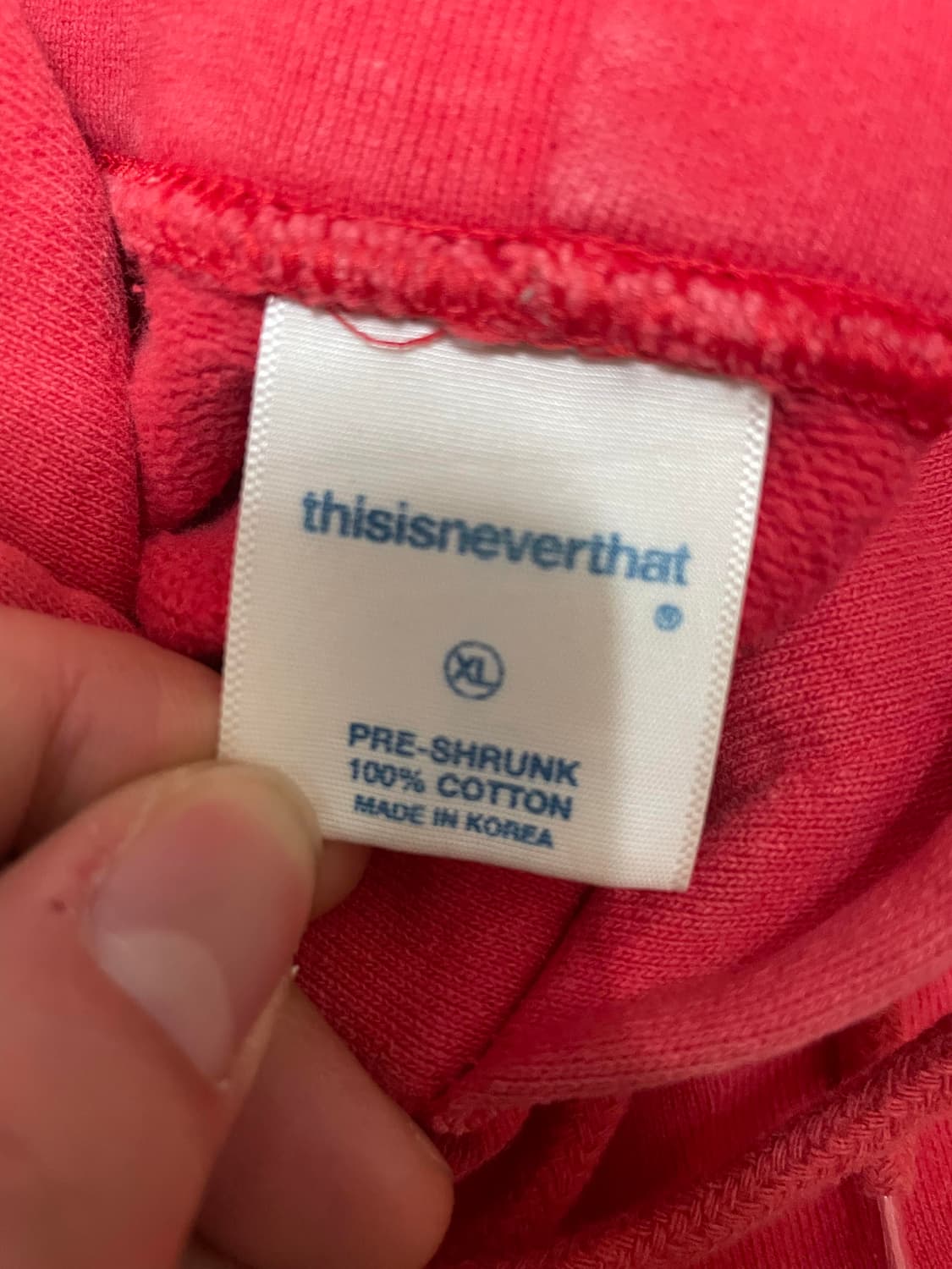 디네뎃 - 백프린팅 마젠타 후드티 (XL - XXL 추천) 상품이미지3