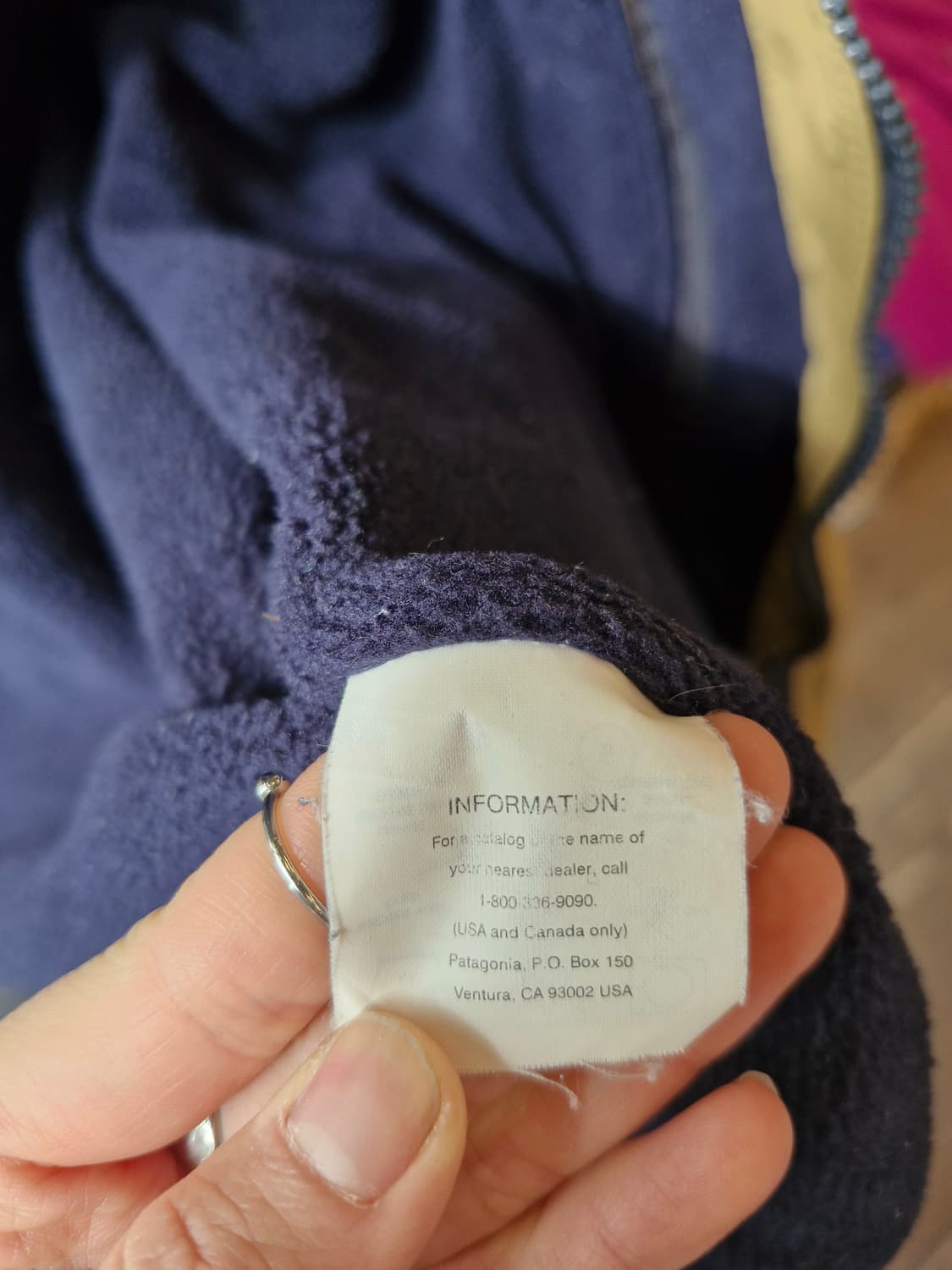 Z-343 Patagonia 캐플린 신칠라 쉘드 봄버 자켓
 상품이미지7