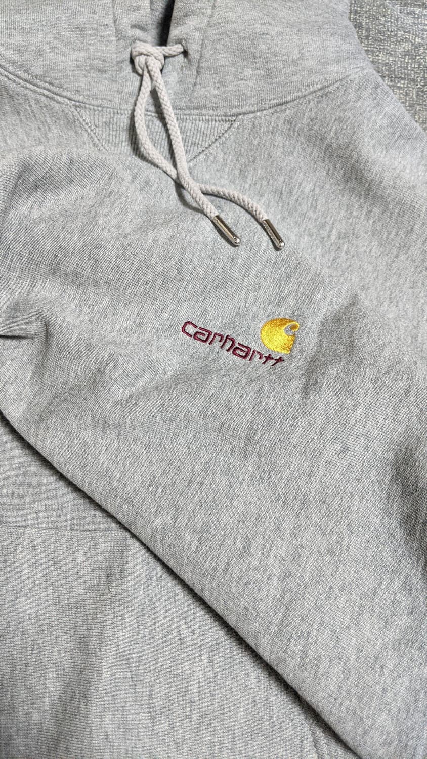 칼하트 WIP 아메리칸 스크립트 후드 스웻 셔츠 상품이미지1