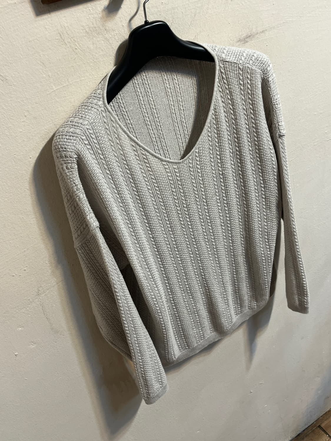 시에 브이넥 마 니트 상품이미지3