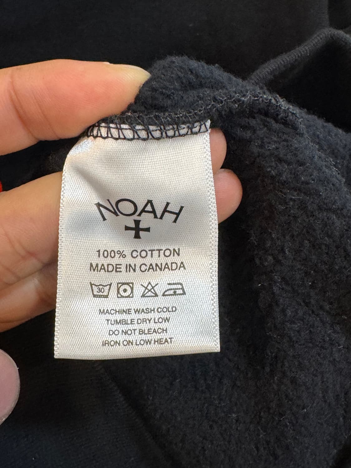 노아 플로리스트 후드 블랙 L 상품이미지5