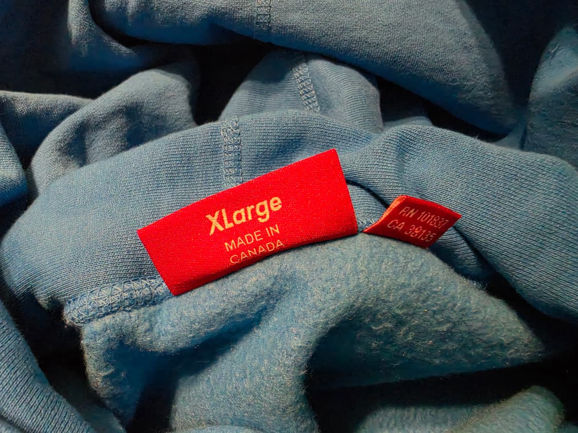 슈프림 박스로고 후드 스웨트셔츠 시안 - 25FW XL 상품이미지4