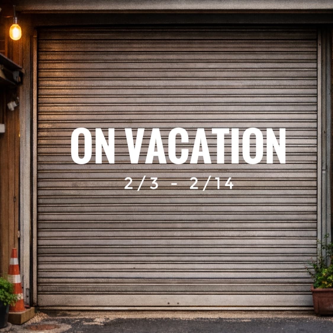 [ 공지 ] 2/3 - 2/14 휴가 및 발송 일정 안내 상품이미지1