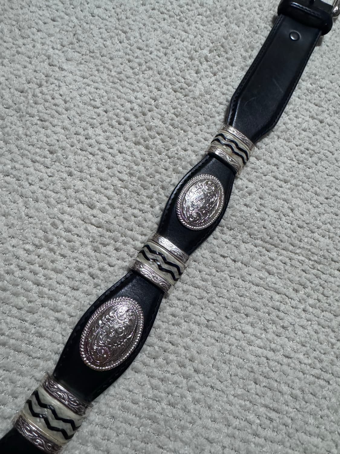 토니라마 웨스턴 카우레더 벨트 32사이즈 상품이미지3