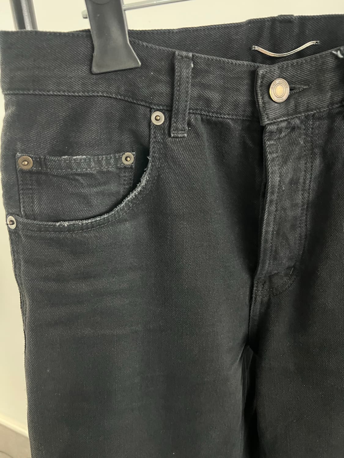 생로랑 SAINT LAURENT Baggy Wide Leg Jeans  상품이미지5