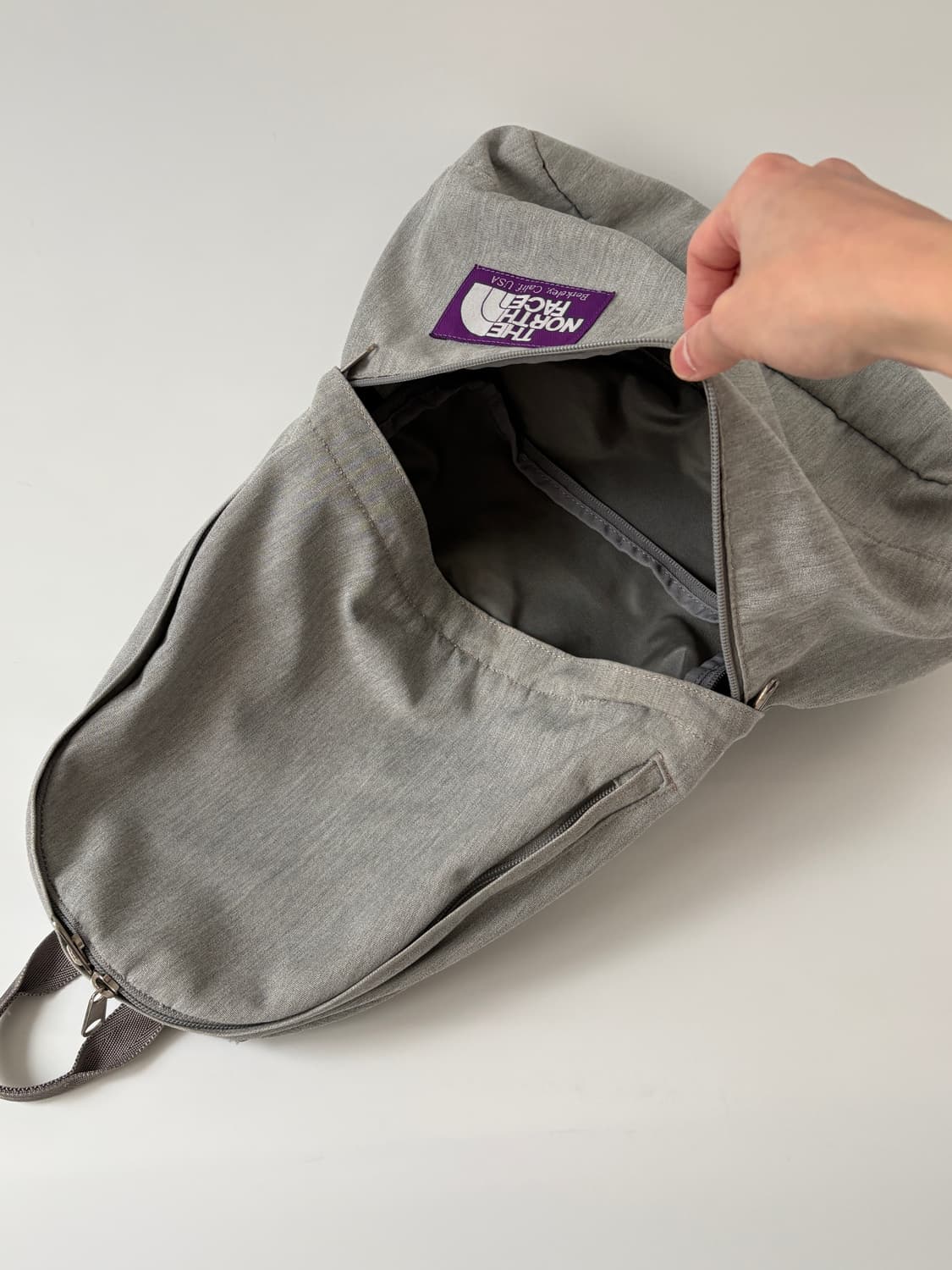 노스페이스 퍼플라벨 데이팩 백팩 그레이 상품이미지6