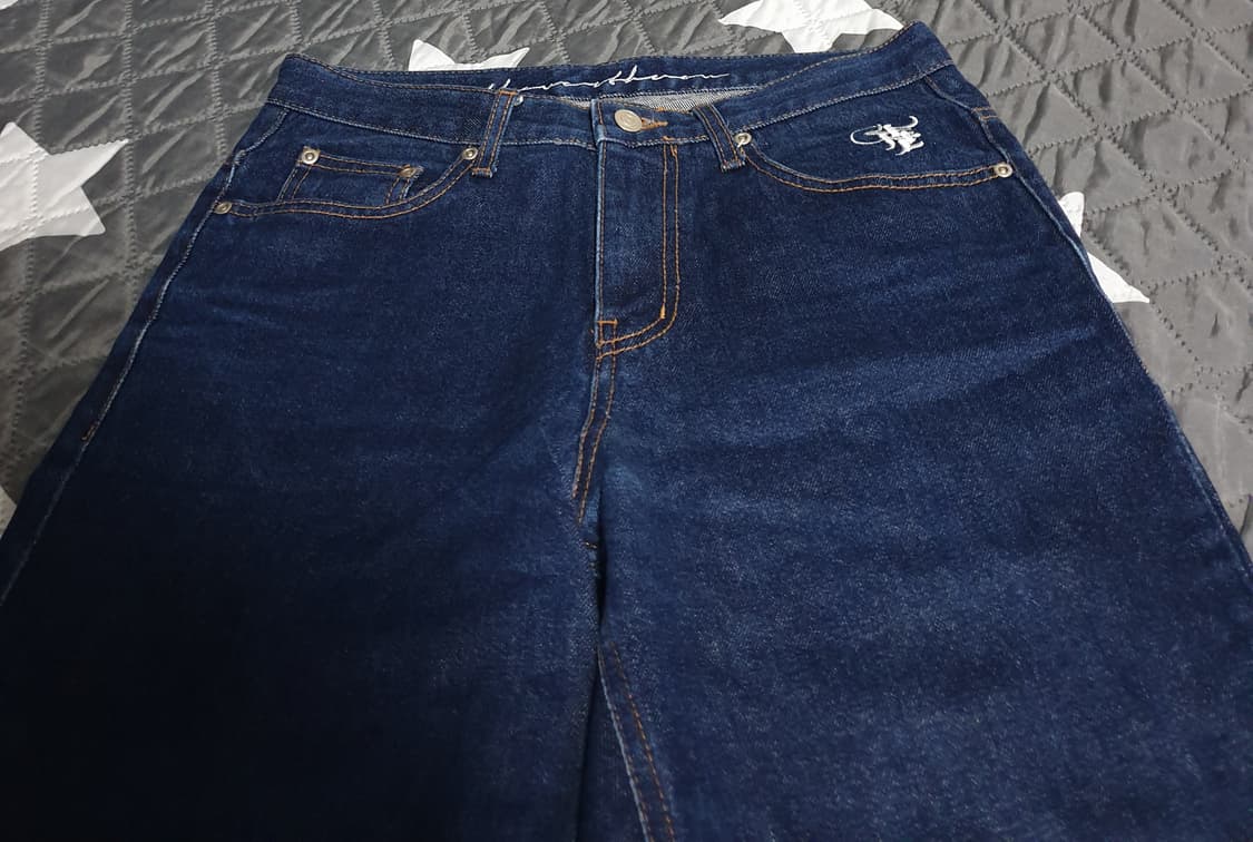 TWN 스트레이트핏 인디고 데님팬츠 (30) 상품이미지2