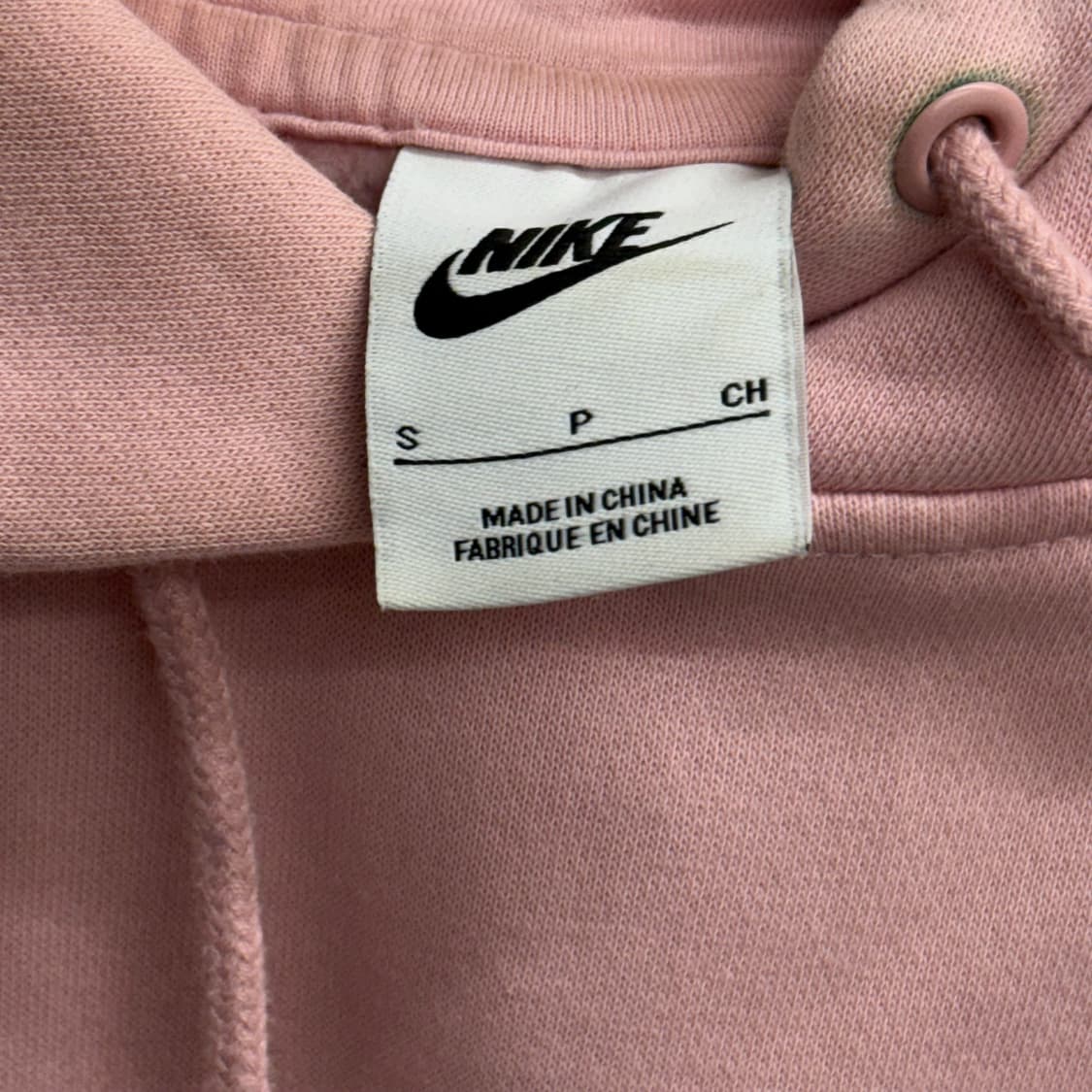 나이키 핑크 자수 로고 후드티 S 상품이미지2