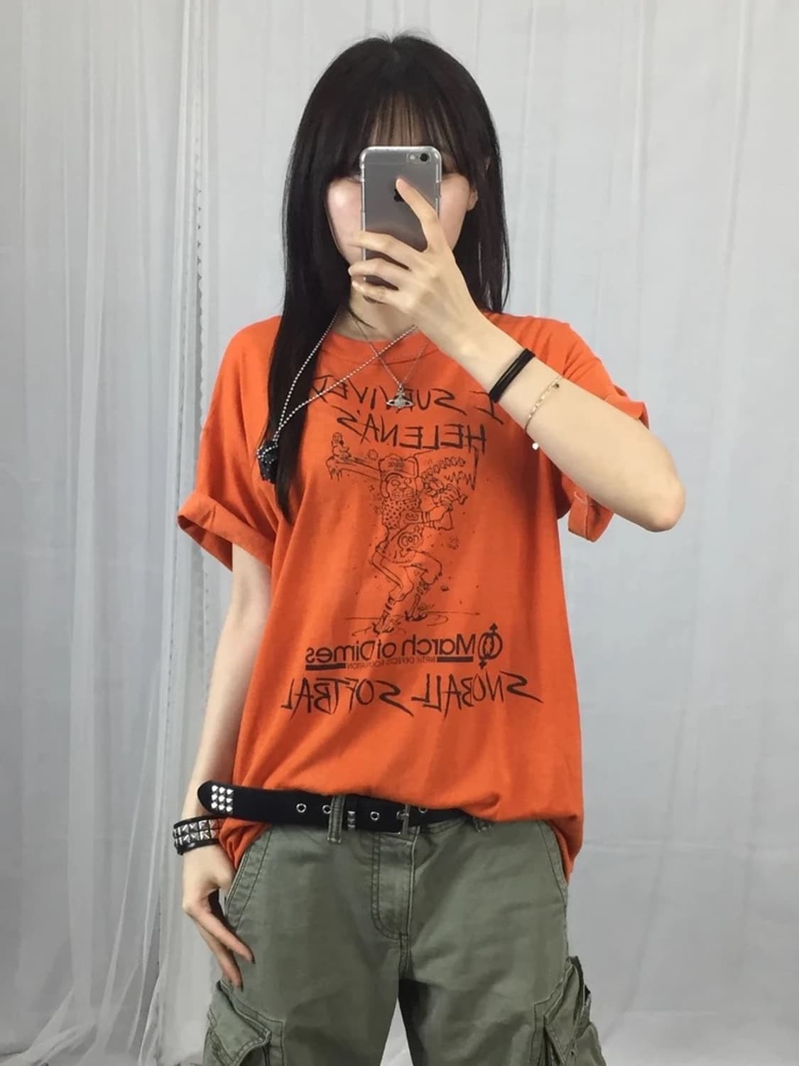 90s Russell USA Softball Tee 상품이미지2