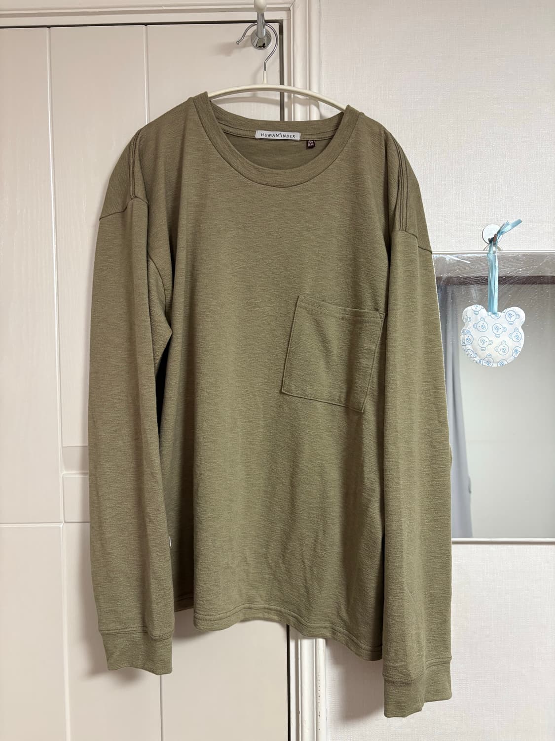 폴리테루 휴먼인덱스 휴먼 포켓 롱슬리브 올리브 차콜  상품이미지2