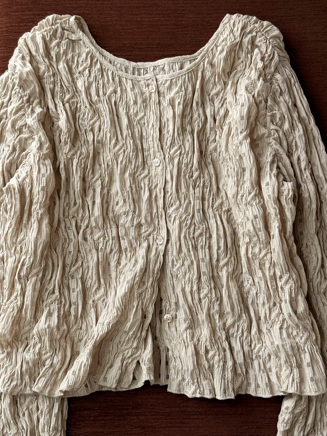 2way multi pleats design blouse top 상품이미지1