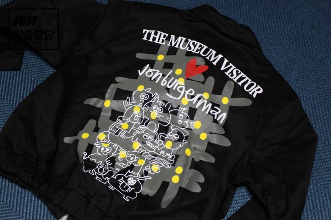 더뮤지엄비지터 존버거맨 커브드 블루종 L 상품이미지5