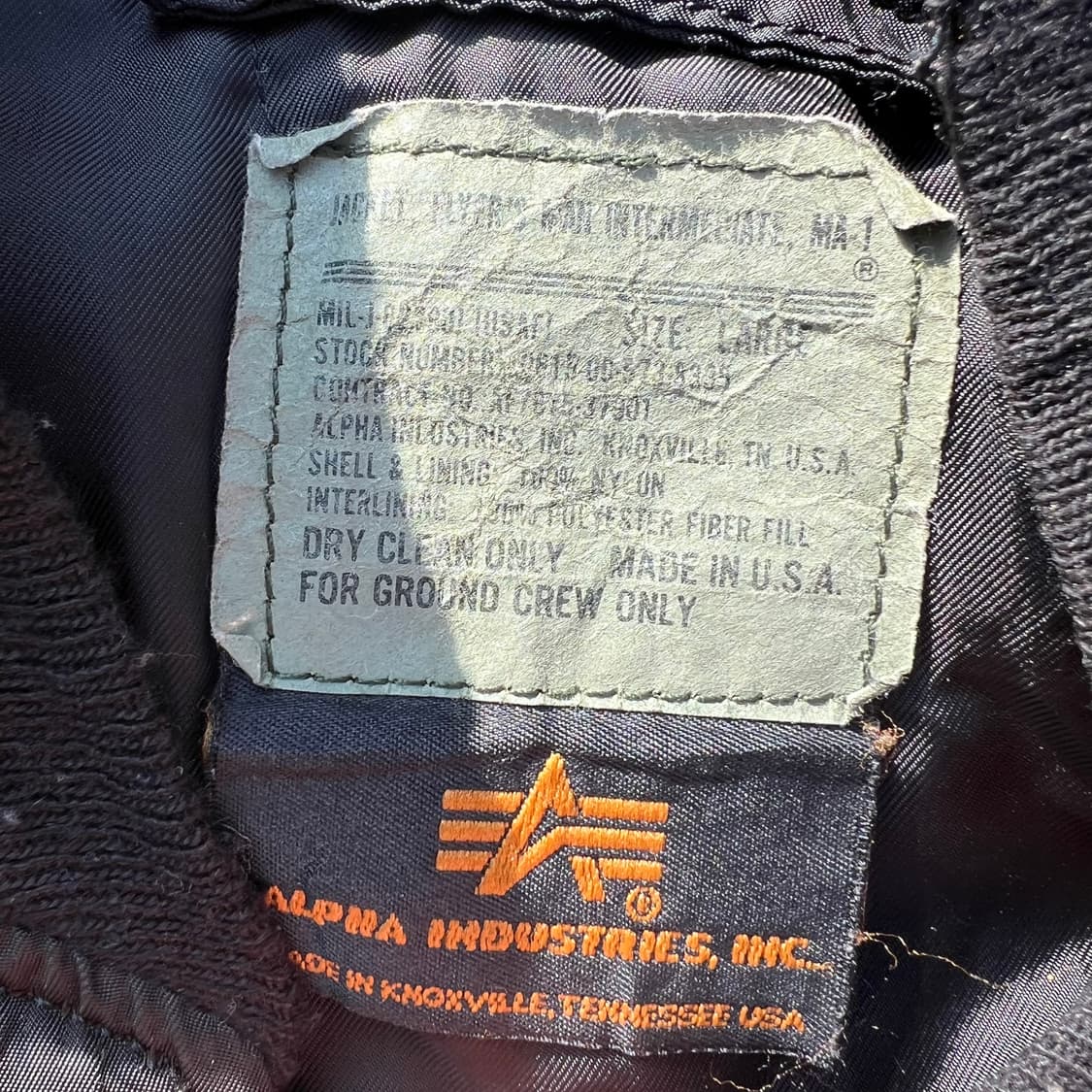 90’s 알파인더스트리 MA-1  상품이미지8