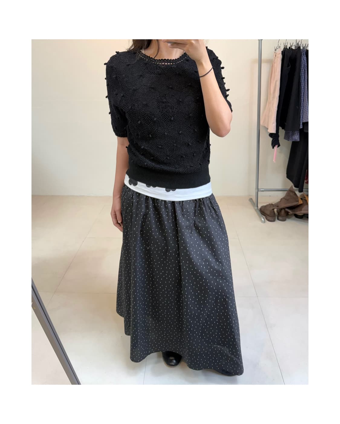 빈티지 크로셰 반팔티 상품이미지5