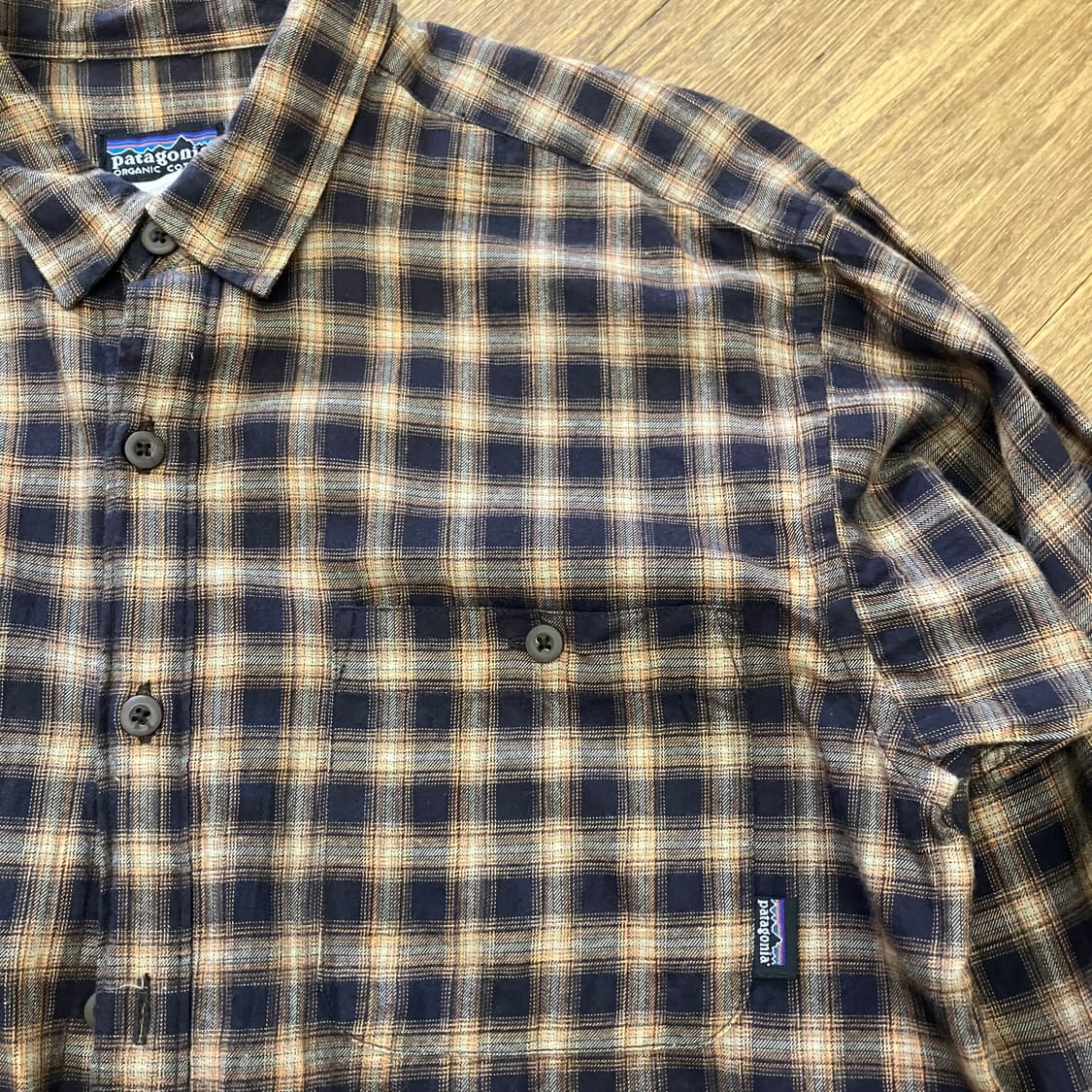 N41 파타고니아 체크셔츠 오가닉코튼 상품이미지1