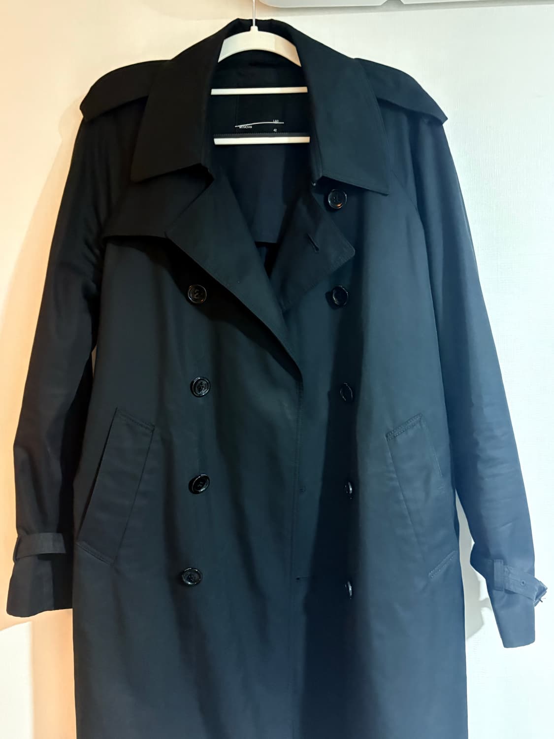 라드 뮤지션 트렌치 코트 블랙 상품이미지3