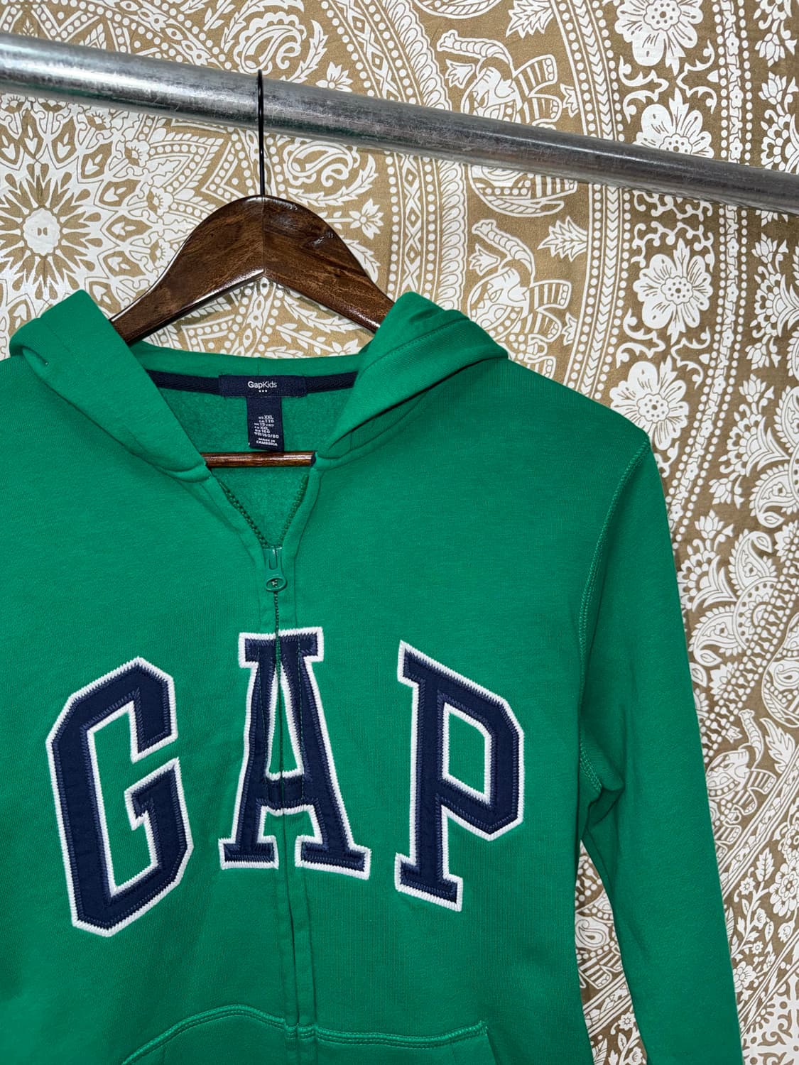 GAP 갭 빅로고 그린 기모 후드집업  상품이미지4