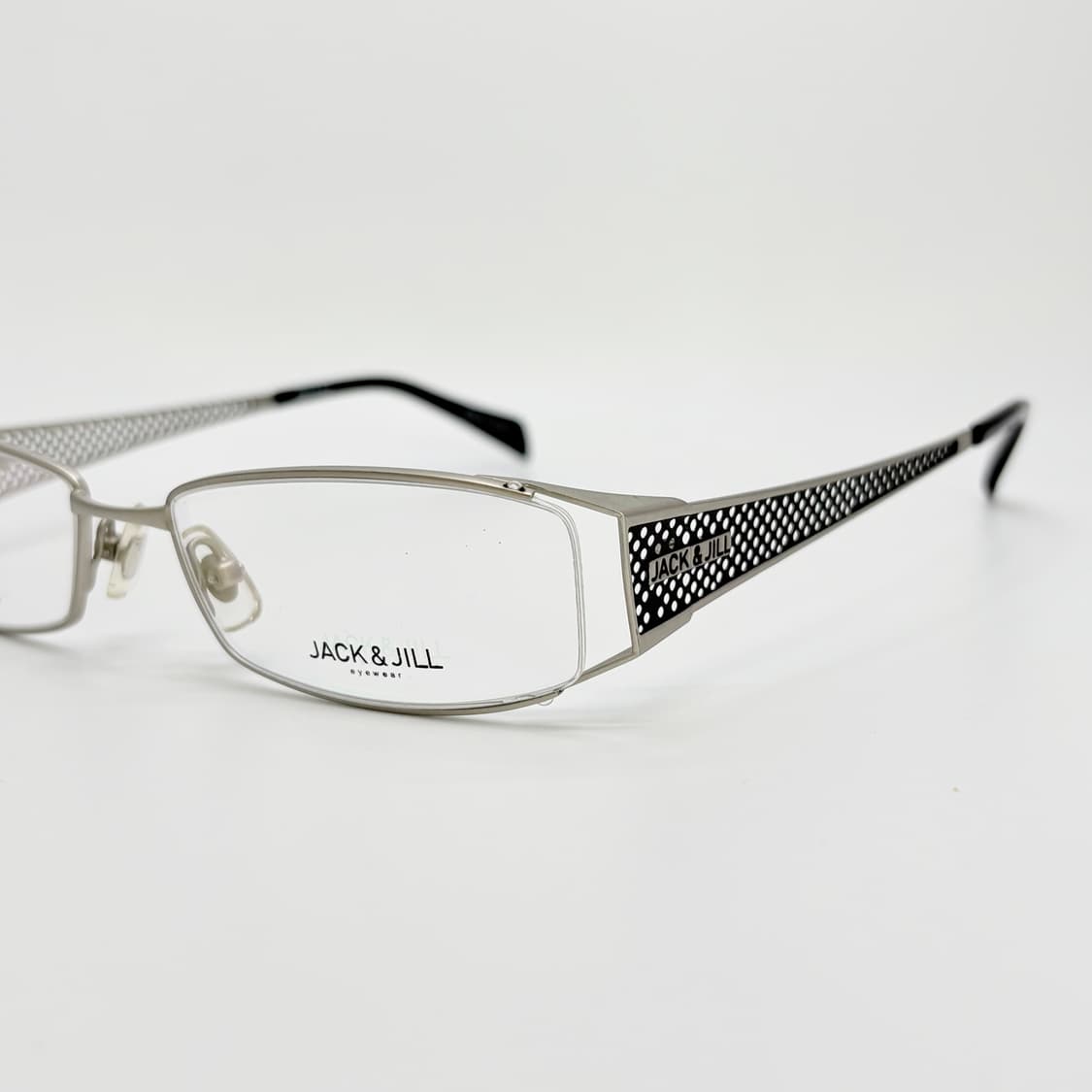 JACK&JILL 잭앤질 실버 스퀘어 메탈테 상품이미지4