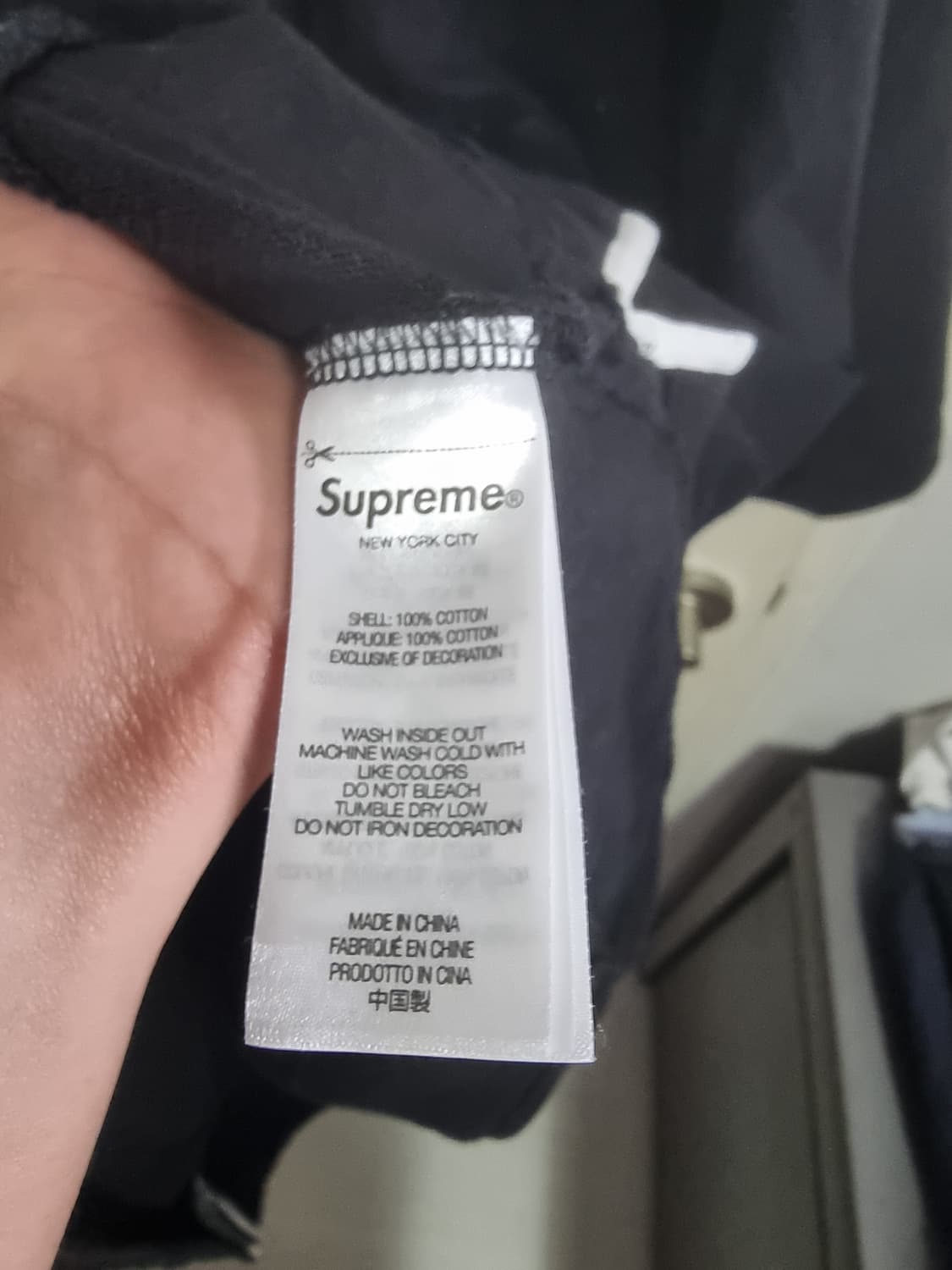 24ss 슈프림 숏슬리브 럭비 블랙 2xl 상품이미지6