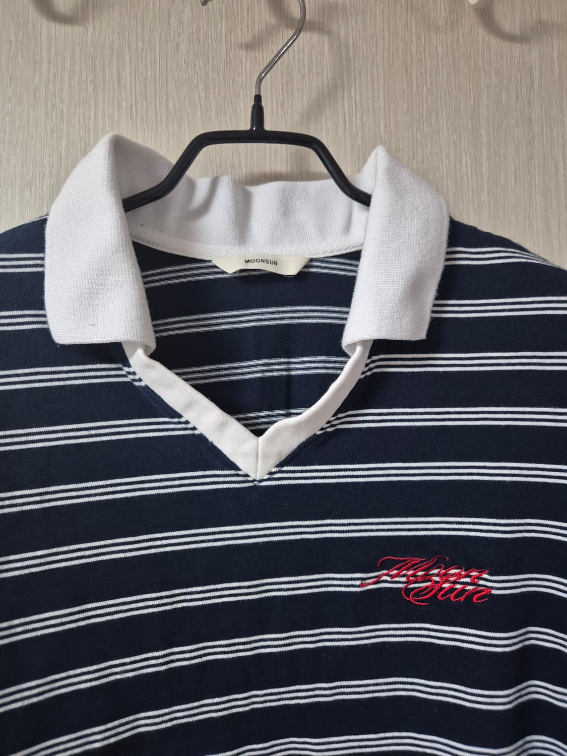 문선  스트라이프 긴팔 카라티 S 상품이미지4