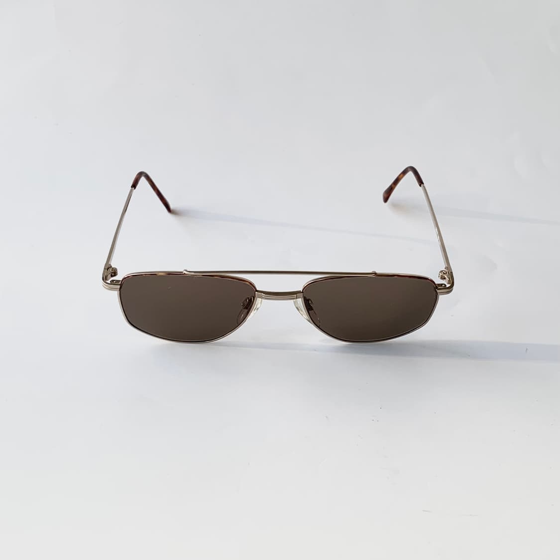 781 픽키 데드스탁 빈티지안경 투브릿지 슬림 메탈 브라운 선글라스 상품이미지2