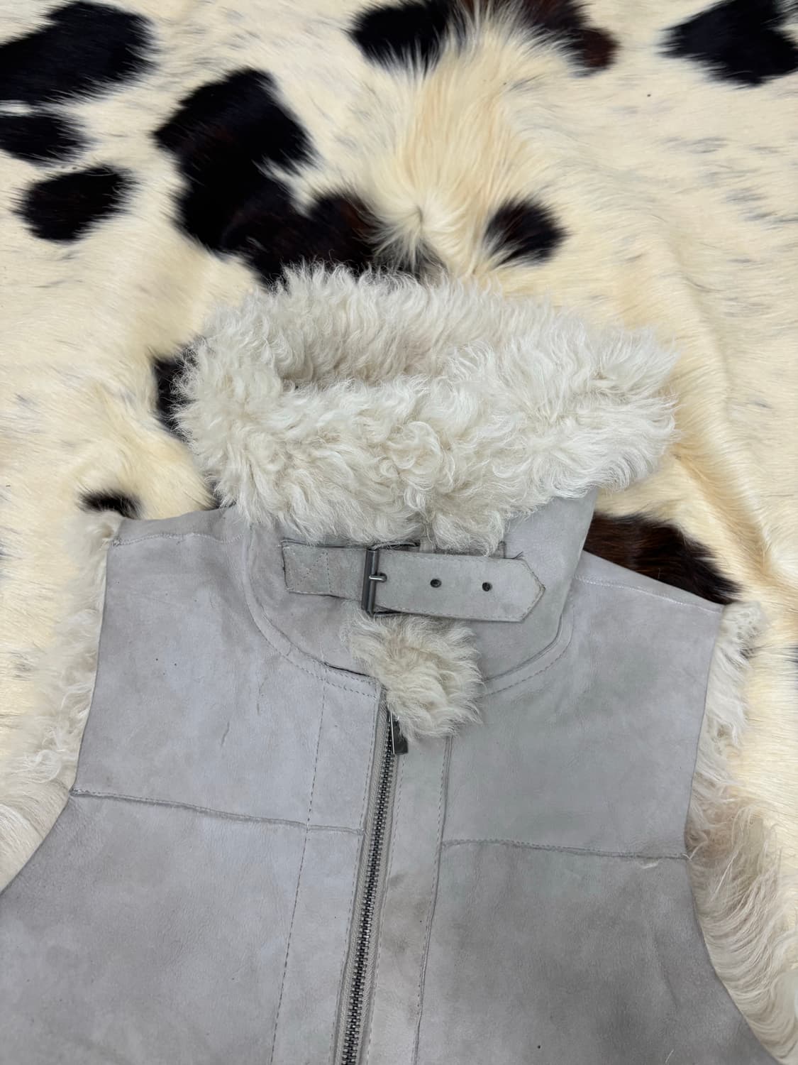 [Theory] Sheep Fur Trimming Neck buckle  상품이미지8
