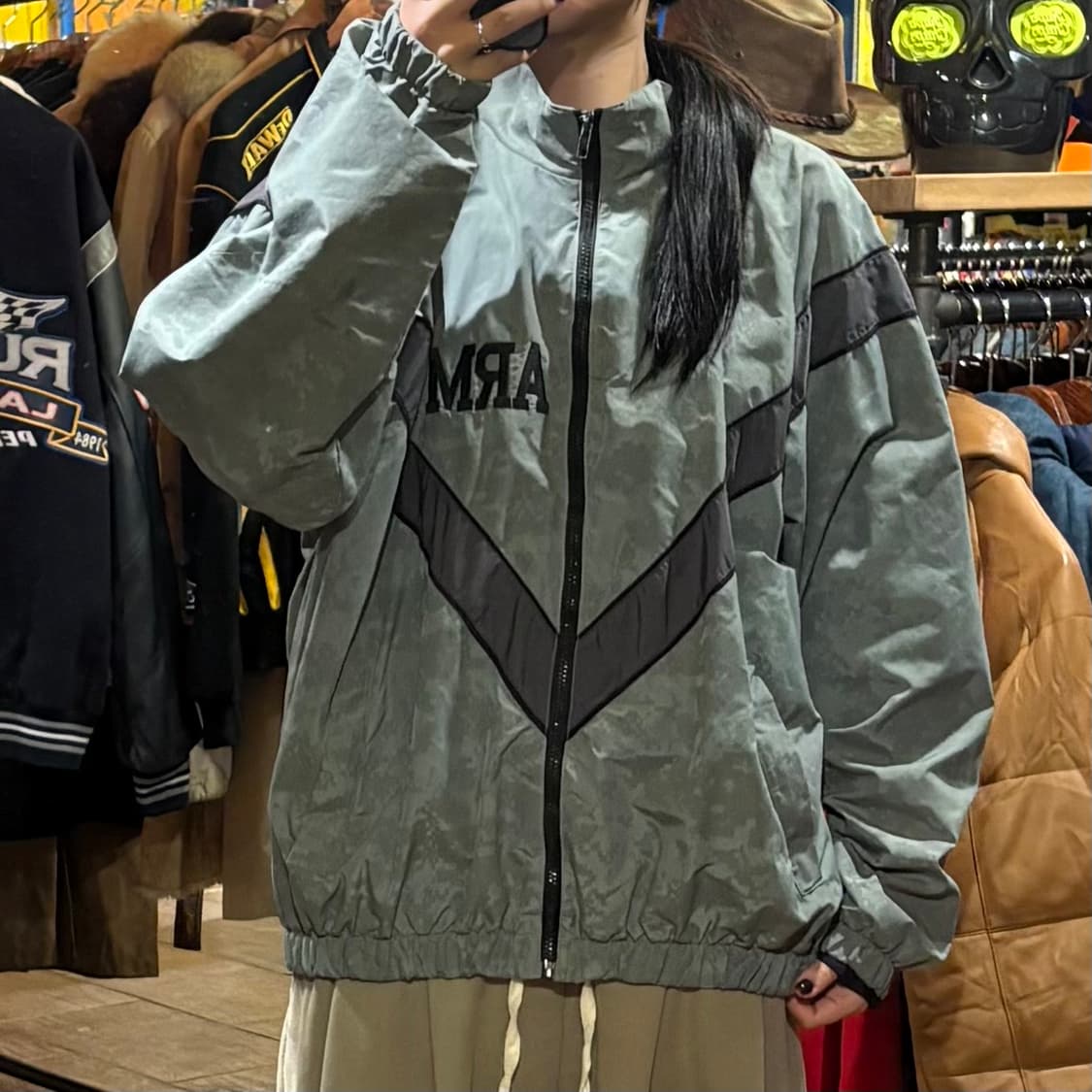 [HI] ARMY 아미 바람막이 그레이 2세대 상품이미지2