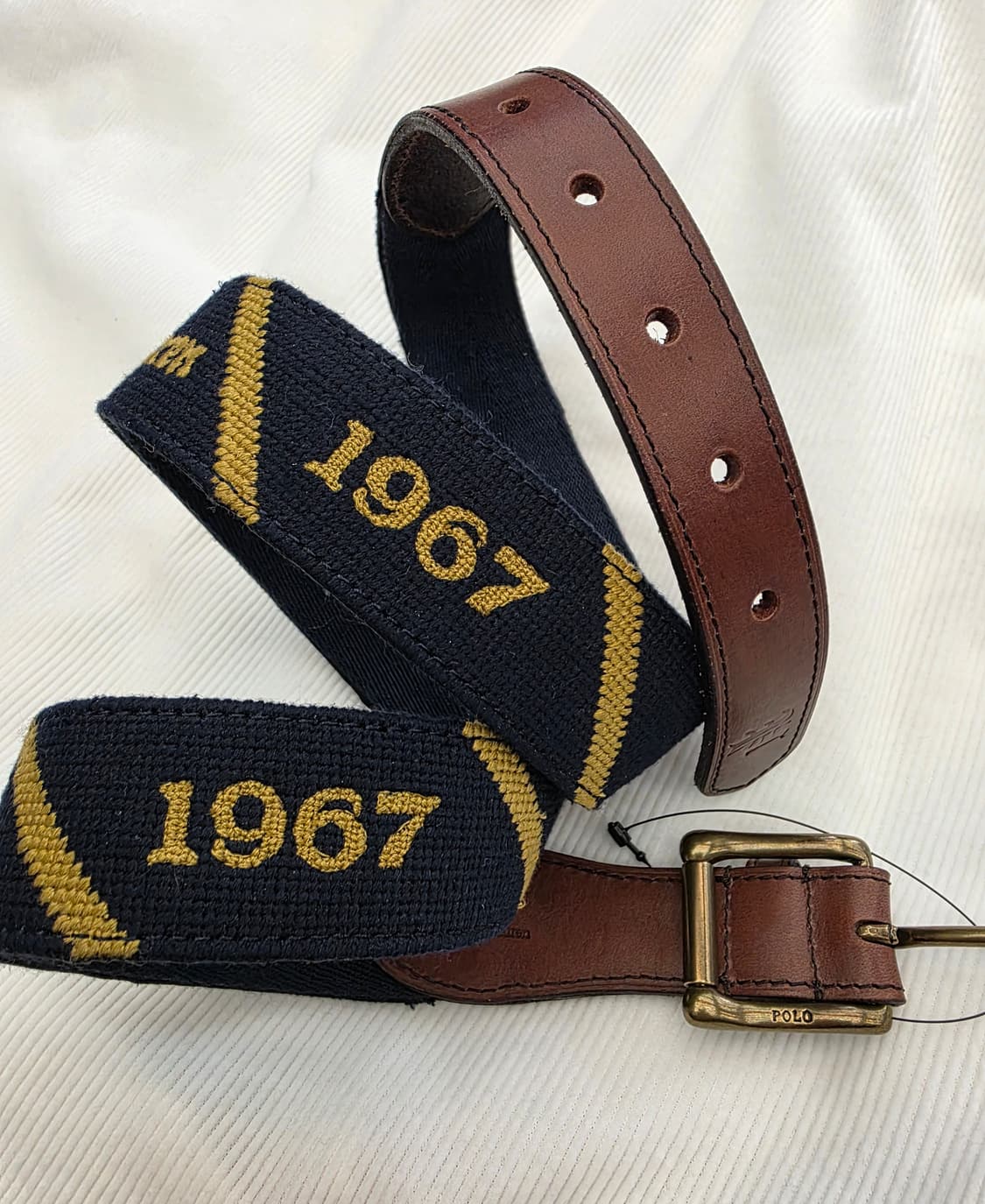 폴로 랄프로렌 레더 벨트 상품이미지1