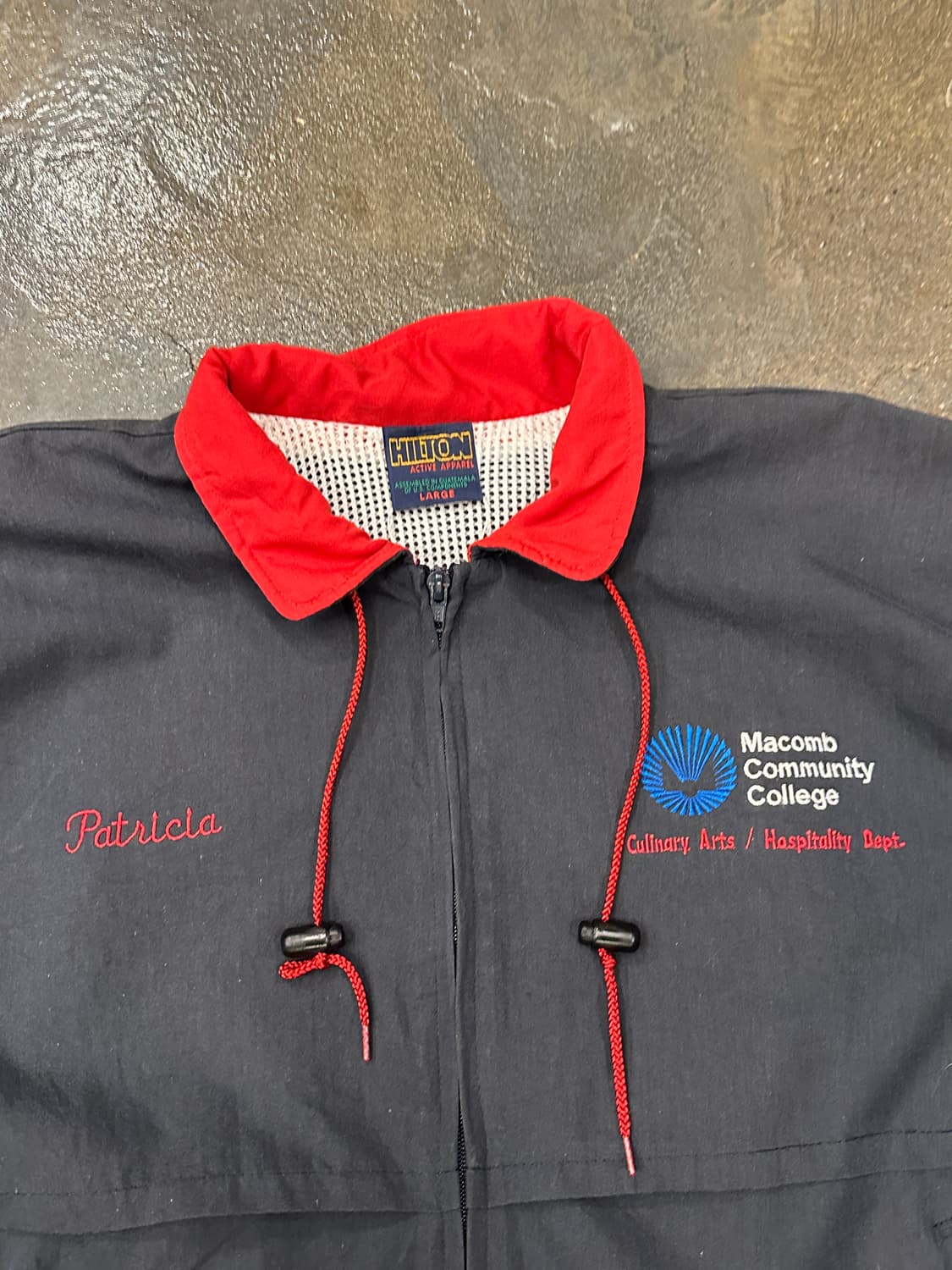 90s HILTON USA 힐튼 빈티지 팀 자켓 L 상품이미지3