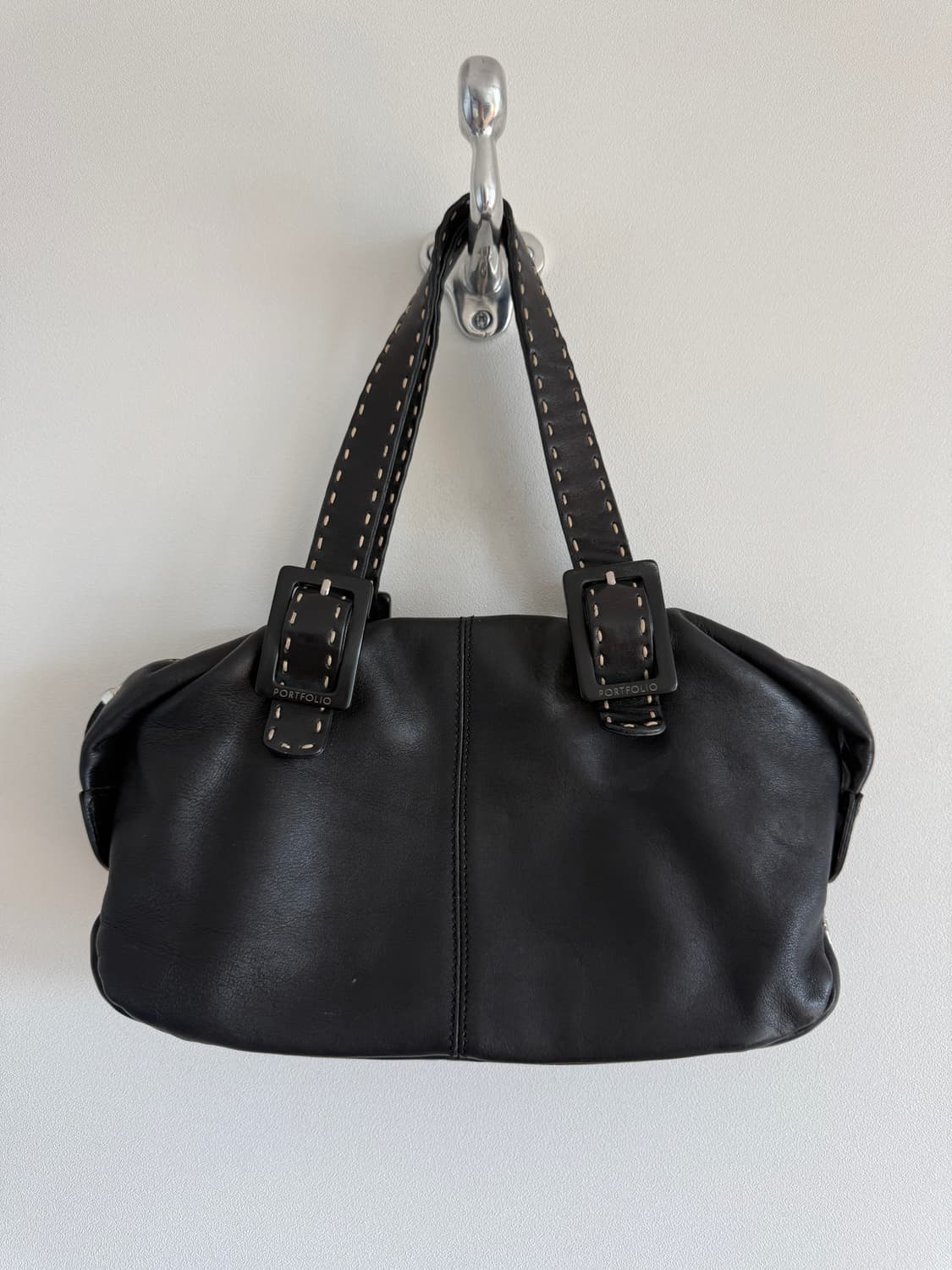 Pre owned 레더 토트백 상품이미지2