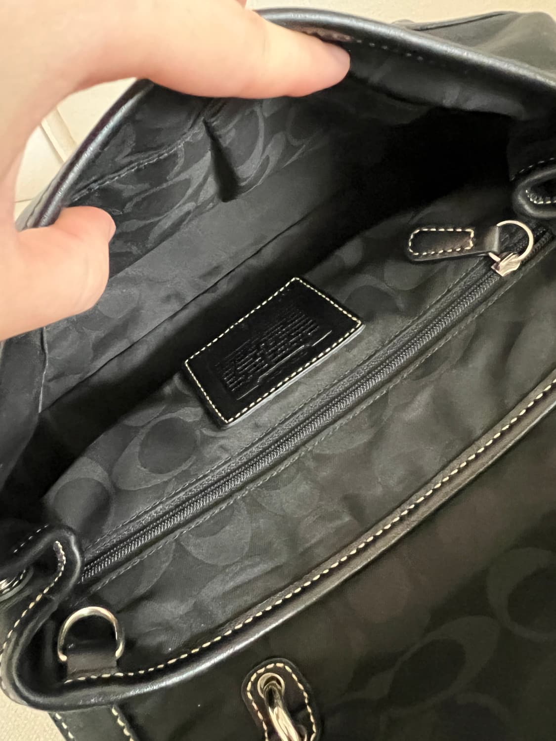 빈티지 코치 소호 버클 플랩 백 9743 상품이미지5