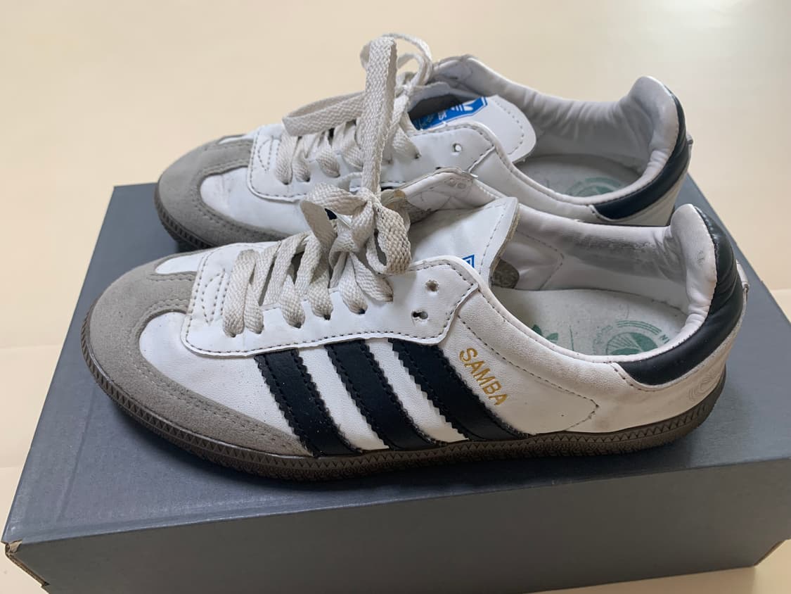 아디다스 삼바 비건 화이트 245 상품이미지4