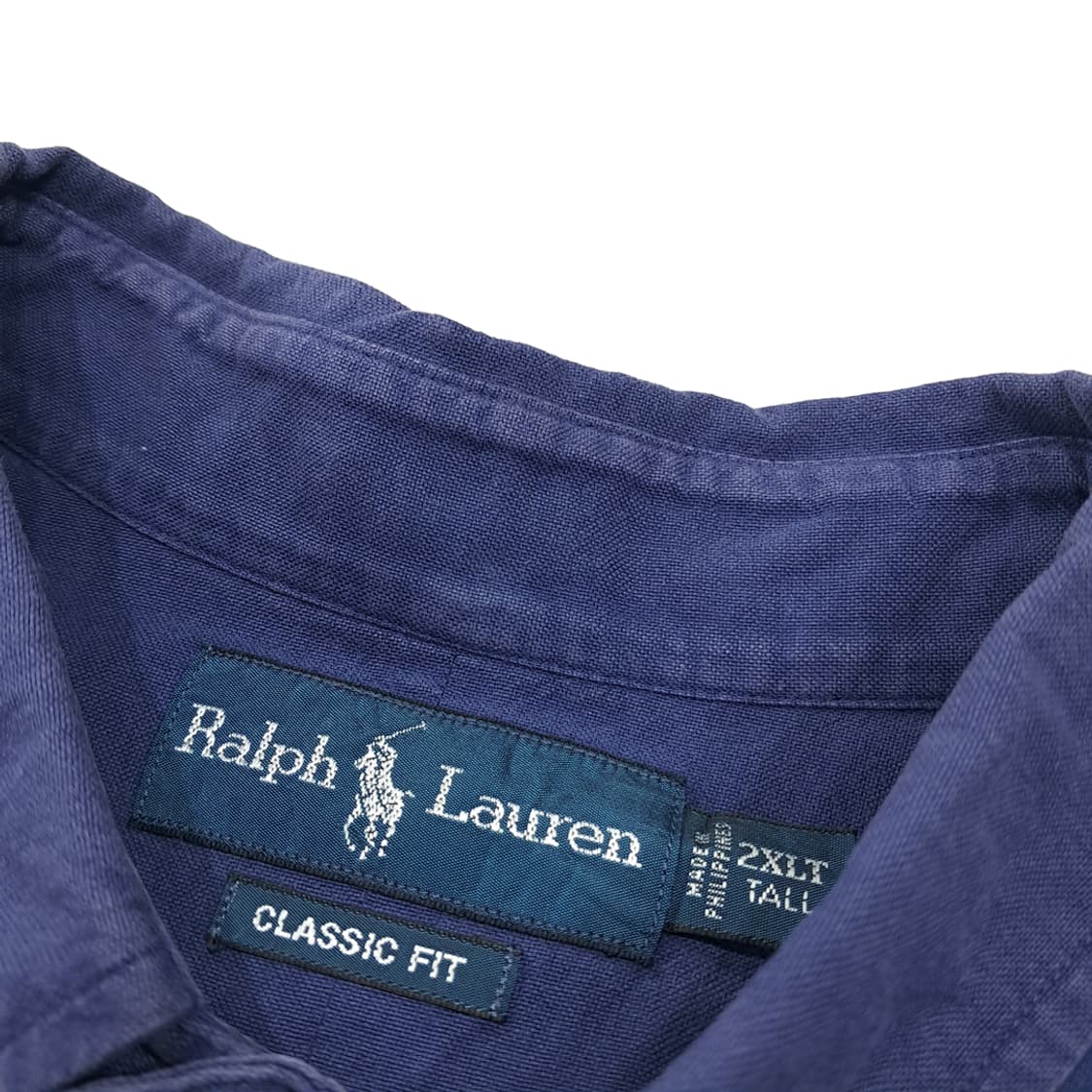 CL634 2XLT 폴로 90s 코튼 버튼다운 올드 네이비 셔츠 남방 상품이미지3