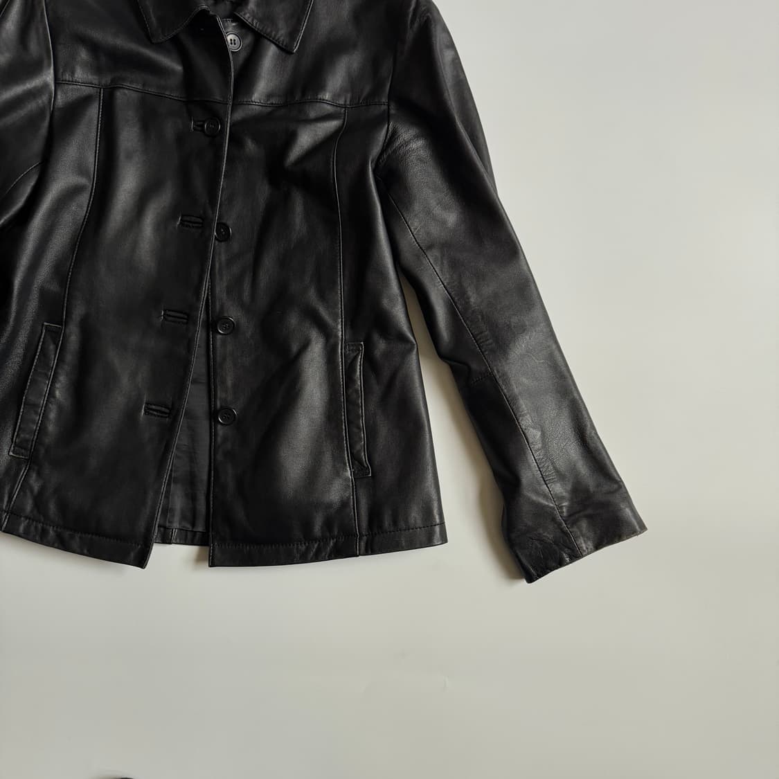 램스킨 Leather Jacket / S 상품이미지2