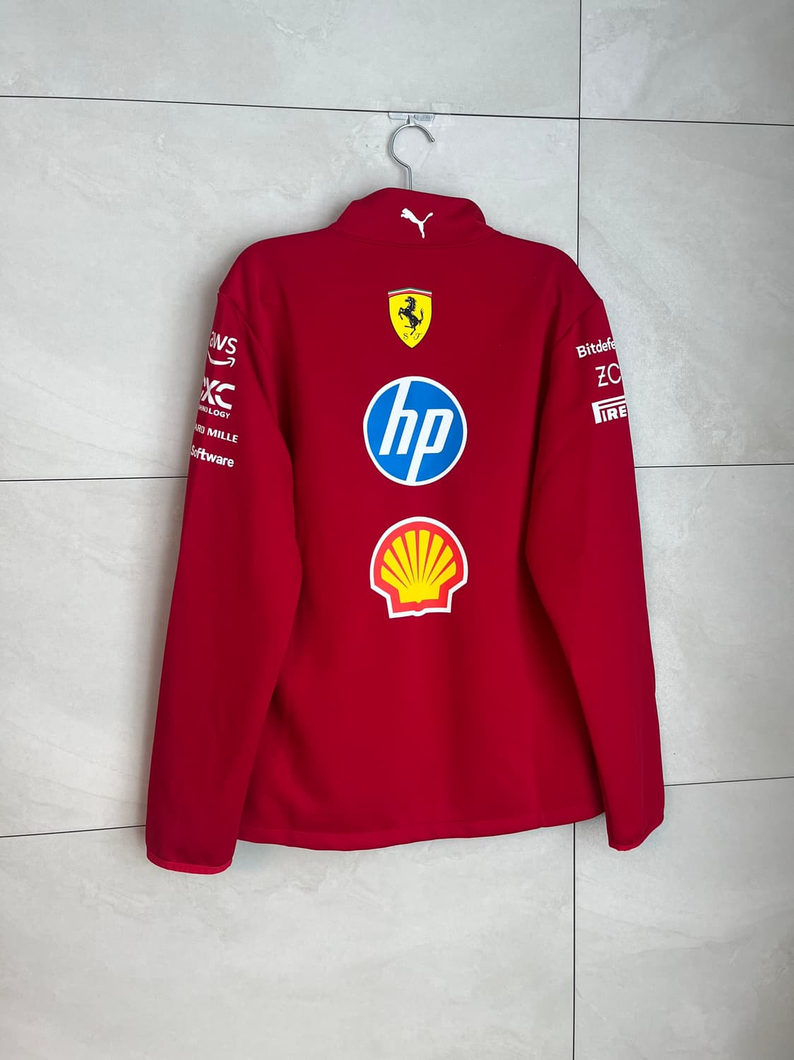 [새상품/S] 푸마 스쿠데리아 페라리 레이싱 F1팀 소프트쉘 자켓 져지 상품이미지5