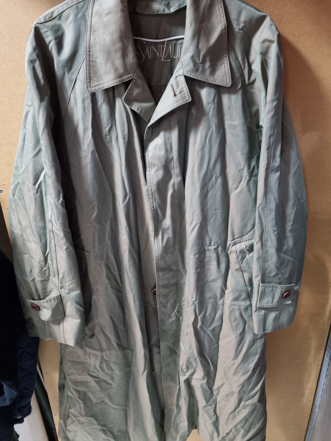 입생로랑 남성 빈티지 트렌치코트  상품이미지1