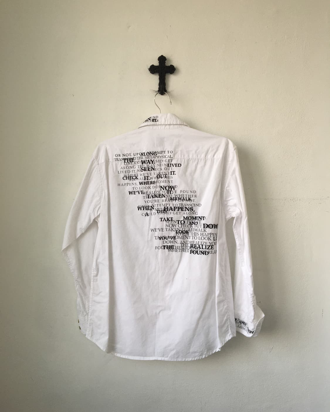 Lettering printing shirt 상품이미지5