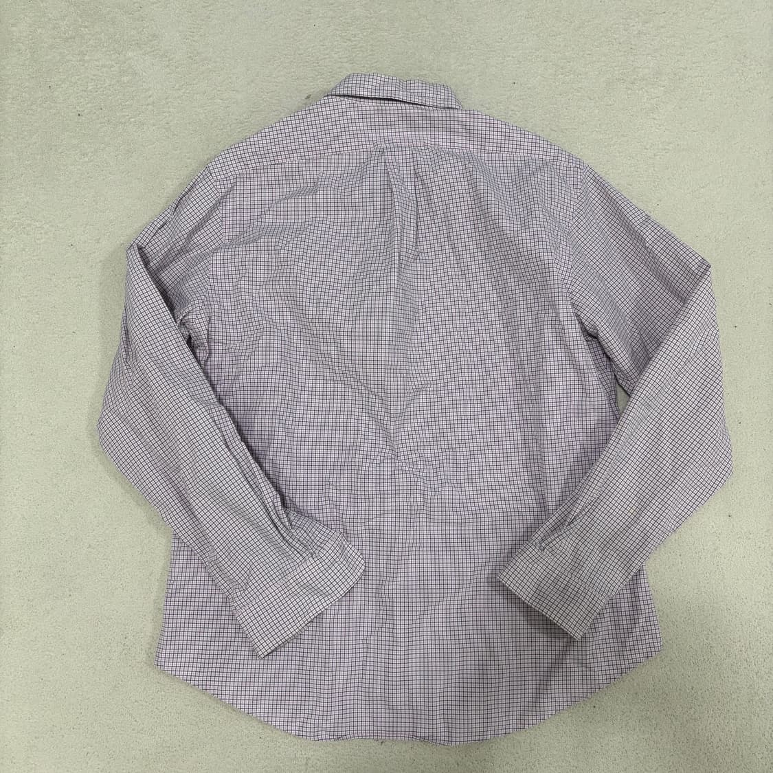 L 폴로랄프로렌 화이트 코튼 체크 셔츠 상품이미지2