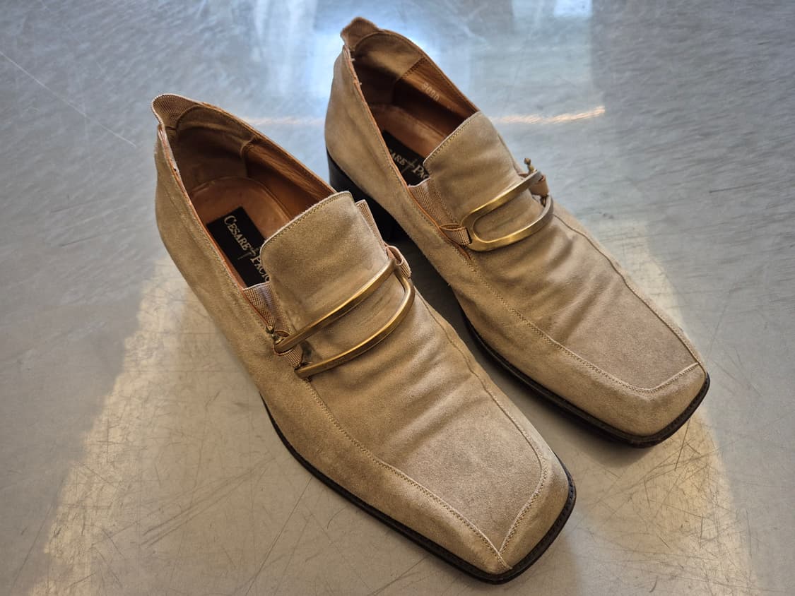 체사레 파지오티 스퀘어토 스웨이드 슈즈 상품이미지1