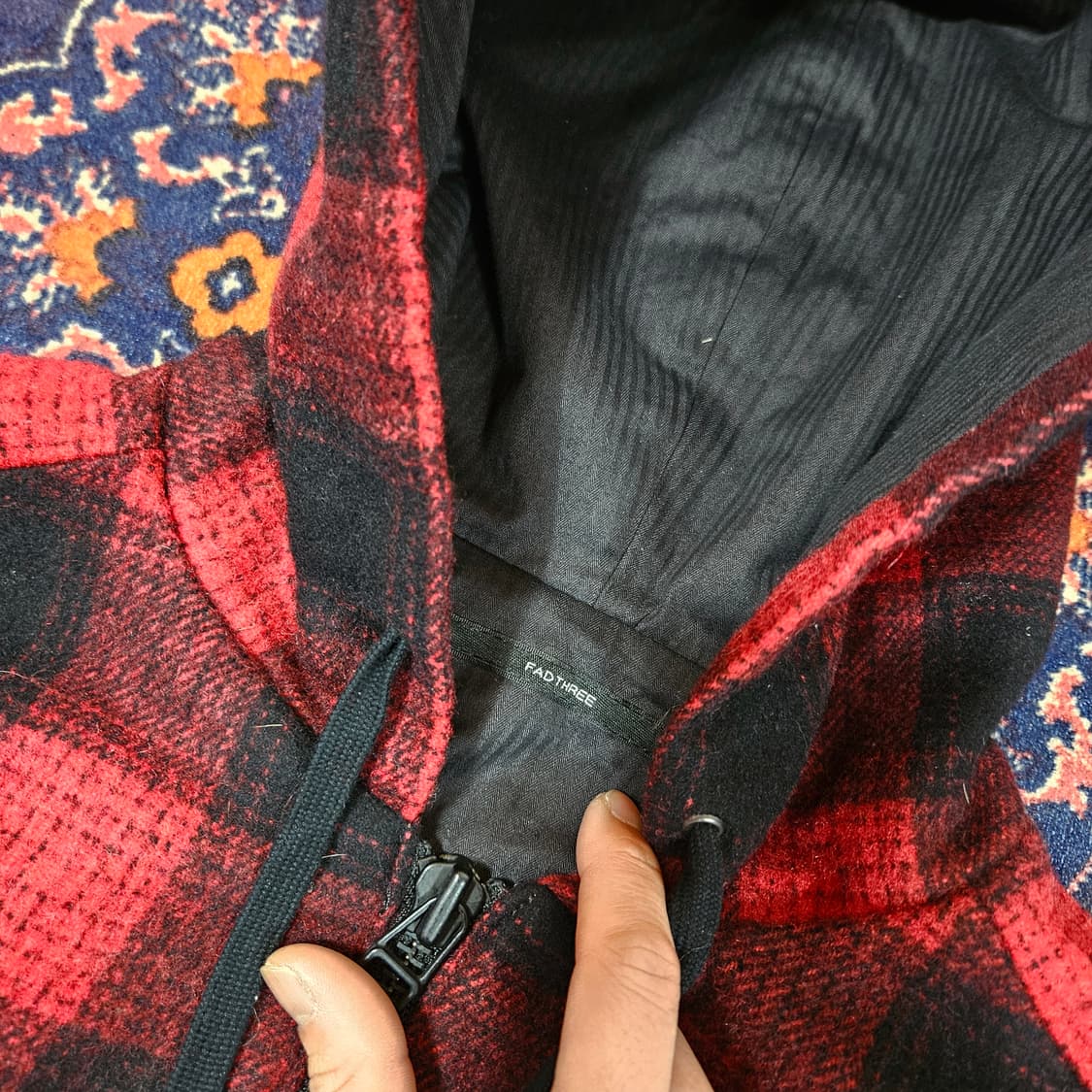 (국내매장) FADTHREE in Japan 체크 패블릭 블럭 울자켓  상품이미지8