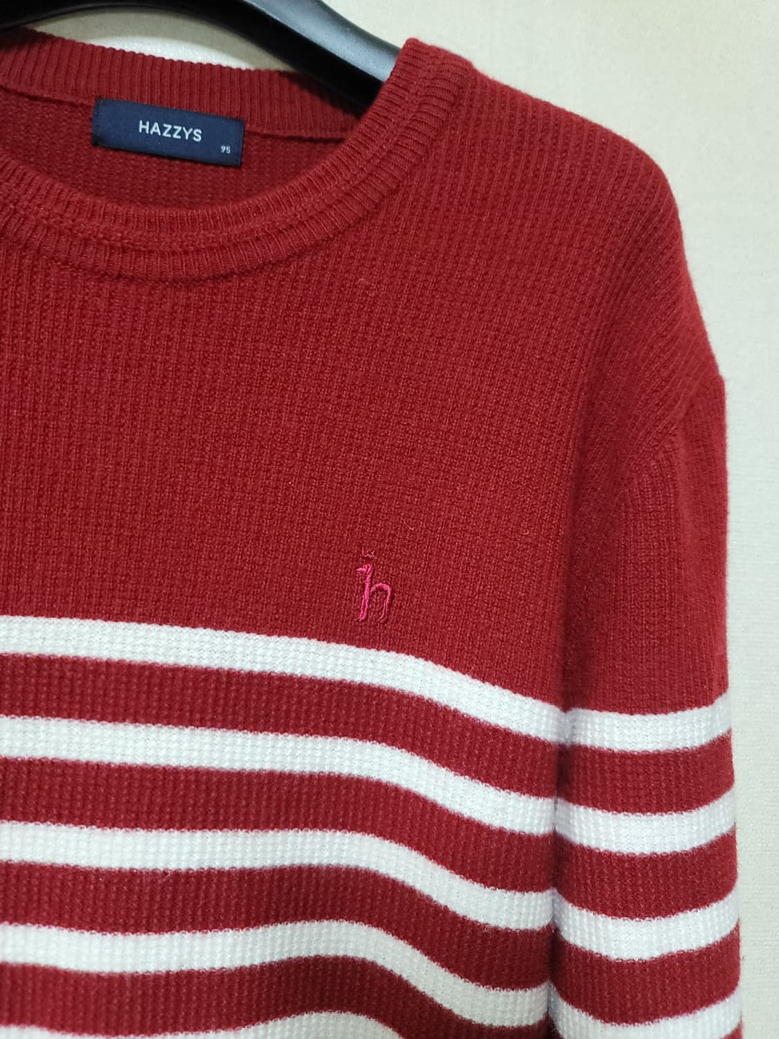 헤지스 컬러블럭 니트 상품이미지3