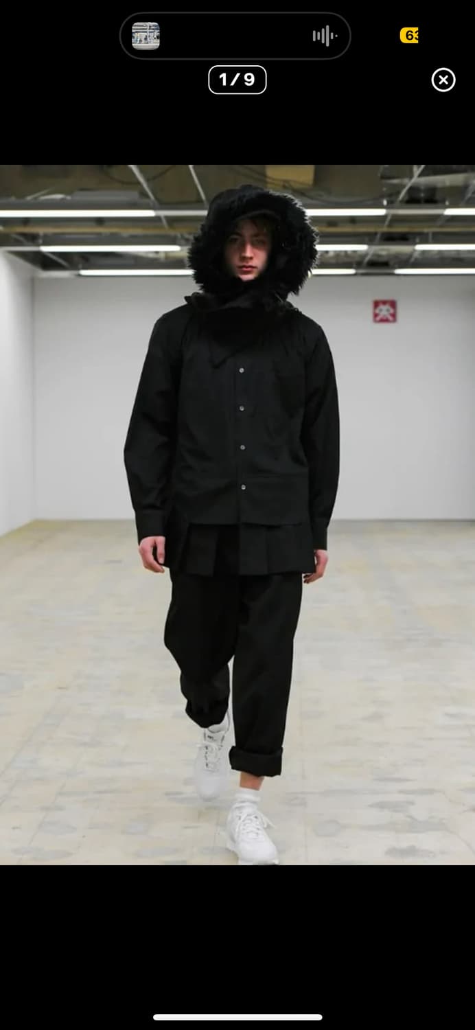 (구매)꼼데가르송 후드 캡 상품이미지1