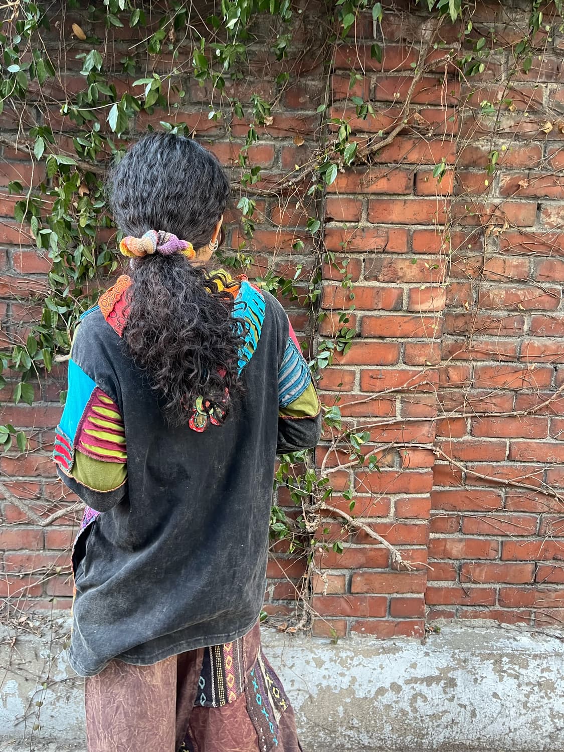 히피 패치워크 후드 집업 상품이미지7