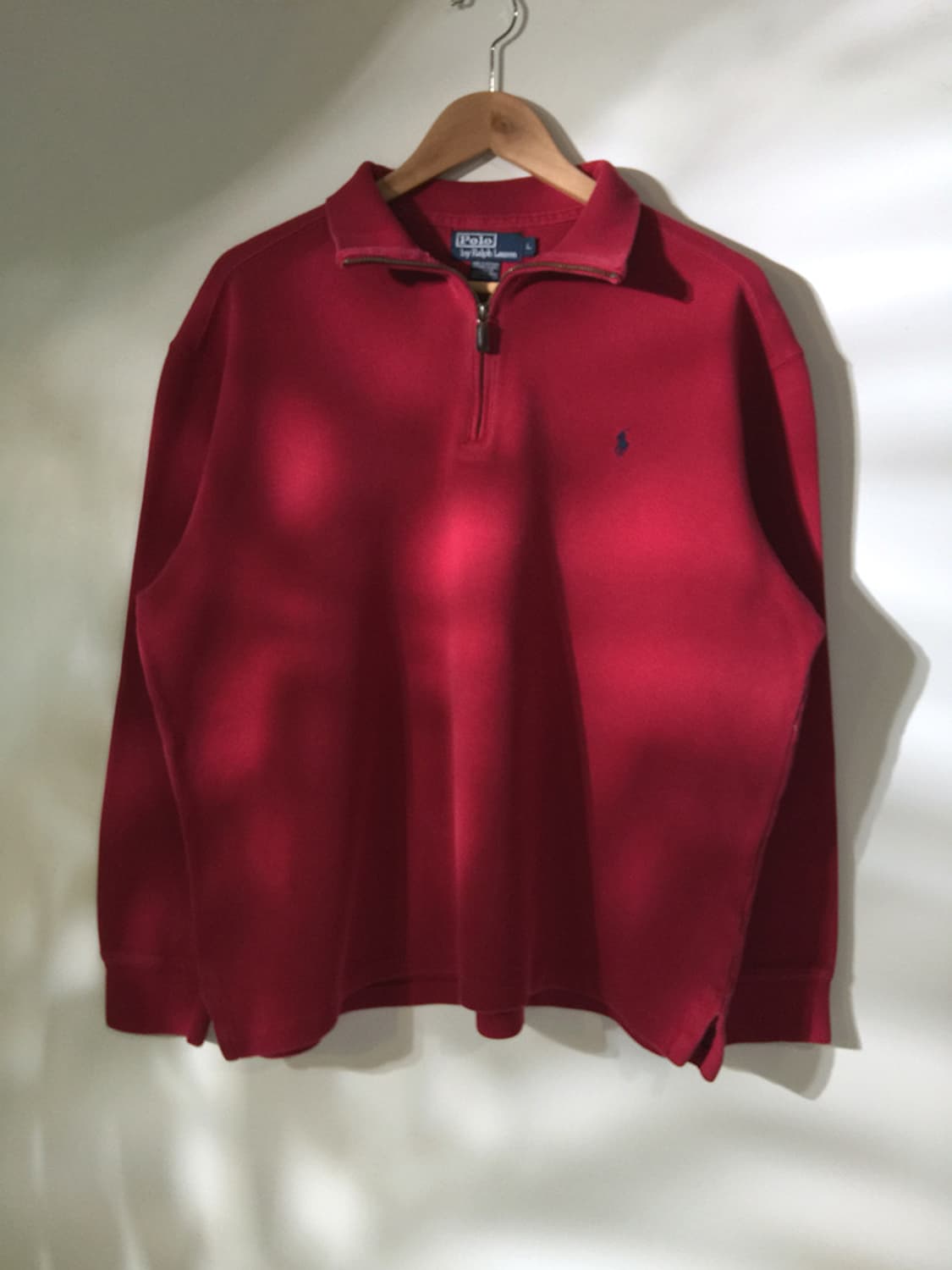 (MAN) 폴로랄프로렌 스웻 반집업 XL  상품이미지5